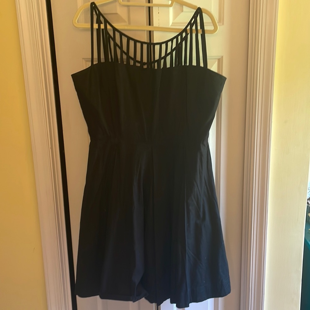 Trashy Diva Black cotton cage dress sz 20 GUC